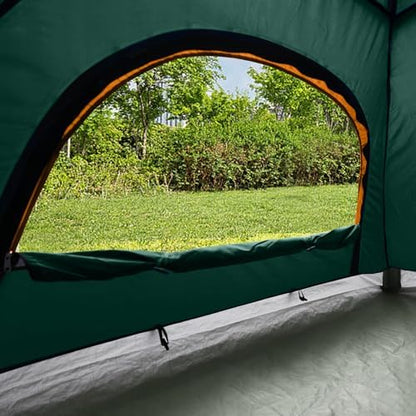 unp 6 Person 4 Season Dome Tent, Easy to Set Up for Camping & Hiking, Lightweight & Portable, Green