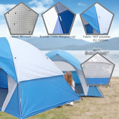 Camping Tents 2 Person Waterproof Tents Camping Easy Up Small Families