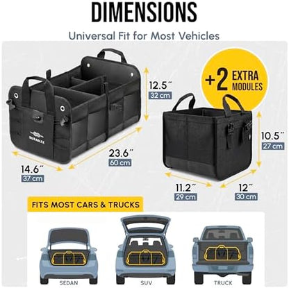 XXL+Cooler Modular Car Trunk Organizer System