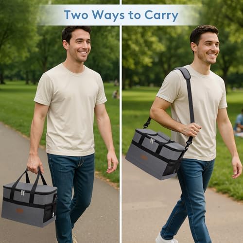 Lifewit Cooler Bag 30/50/60 Cans Collapsible, Insulated Large Lunch Bag