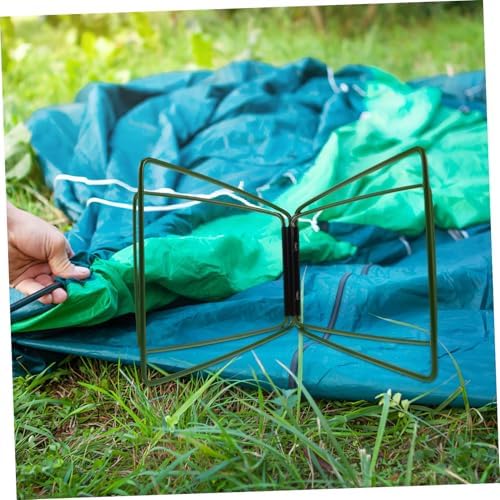 Foldable Stainless Steel Cooler Stand, Portable Camping Box Base for Picnic