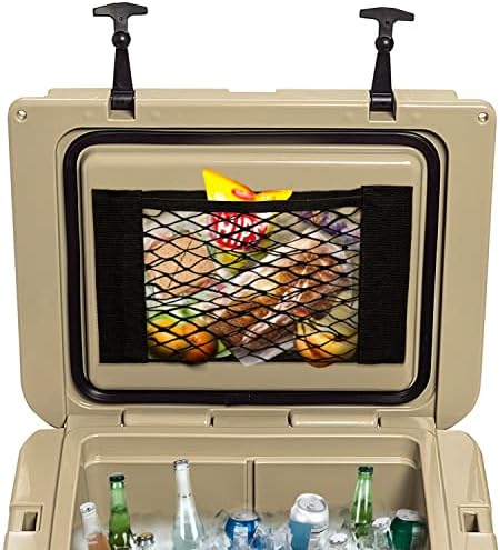 Maplefield Mesh Cooler Organizer Insert - Dry Storage Net for Engel & More Cooler Accessories - RTIC, Yeti - [40x20]