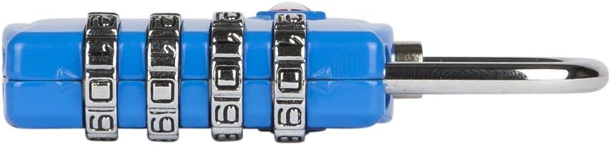 5 Pack TSA Luggage Locks with 4 Digit Combination – Heavy Duty Set Your Own Padlocks for Travel, Baggage, Suitcases & Backpacks - Blue