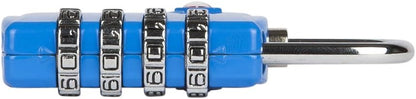 TSA Luggage Locks with 4 Digit Combination – Heavy Duty Set Your Own Padlocks for Travel, Baggage, Suitcases & Backpacks - Blue