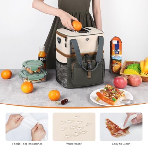 Maelstrom Insulated Lunch Bag, Leakproof Lunch Box with Quick Access Lid