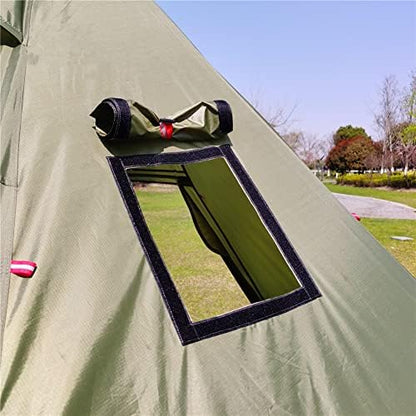 Ultralight Hot Teepee Tent with Stove Jack for 1-2 Person 3.4lb Four-cornered Shape Single Person Tent for Camping Hiking Backpacking - Easy to Set Up