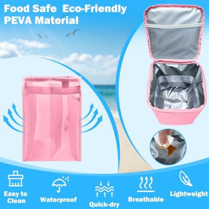 2-in-1 Accessories for XL Large Bogg Bag - Cooler and Organizer Insert, Portable PEVA Cooler Bag, Ice Chest with Handle and Strap, Lightweight Mesh Inserts Bogg Bag Organizer only for XL