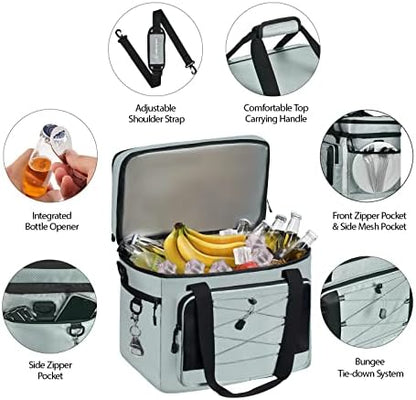 Maelstrom 24/30/60 Can Soft Cooler Bag, Double Deck Portable Ice Chest