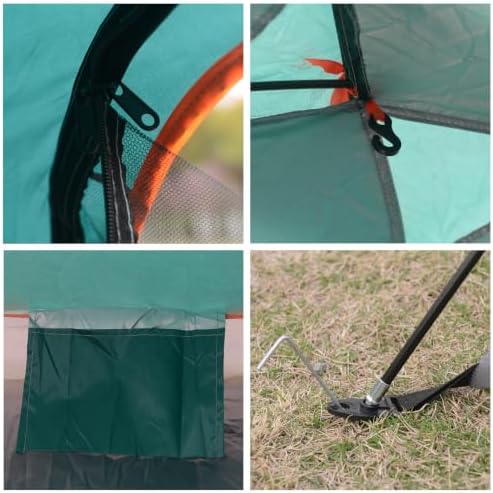 Wind Tour Easy Setup Breathable Mesh Tent for Backpacking & Outdoor Use