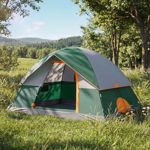 OLIXIS Camping Tent 2 Person, Tent for Camping, Fast Setup, Compact Carry