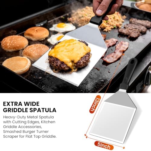 Griddle Accessories Kit for Blackstone and Camp Chef, Flat Top Grill