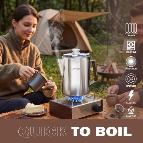 9 Cup Stainless Steel Coffee Percolator