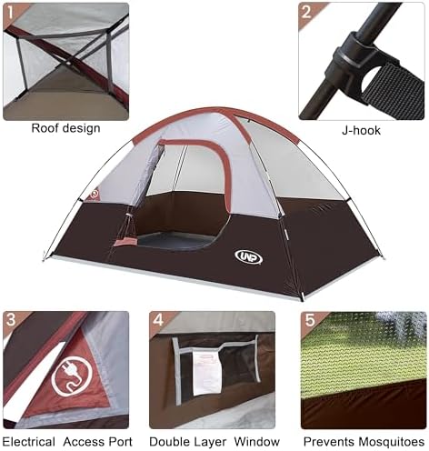 Camping Tent 2-4 Person Dome Tents