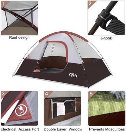 Camping Tent 2-4 Person Dome Tents