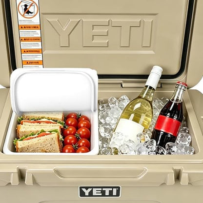Silicone Cooler Basket for YETI Tundra 45，Dry Goods Trays - Divider and Organizer Accessories for Camping, Tailgating and Storage