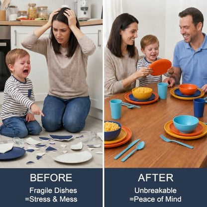 28 Piece Dinnerware Set for 4