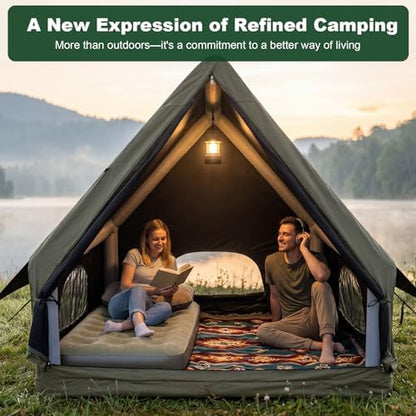 Luxury Inflatable Camping Tent for 1-2 Person,600D Oxford Air Tent