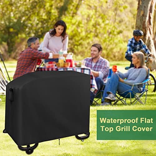 42 Inch Flat Top Grill Cover for Most Standard 2-Burner BBQ Gas Griddle