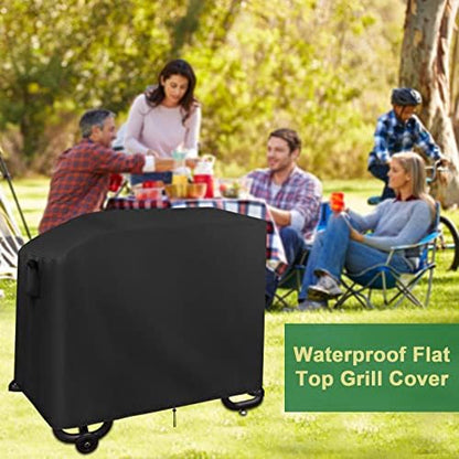 42 Inch Flat Top Grill Cover for Most Standard 2-Burner BBQ Gas Griddle
