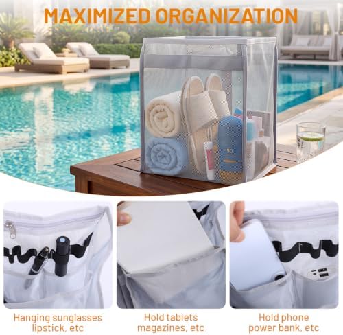 2-in-1 Cooler Organizer Insert with Cup Holder for Bogg Bag XLarge or Large