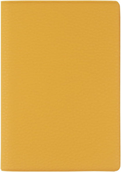 Fenice Classic Passport Cover Holder Wallet Case for Travel Essential RFID Blocking Vegan Leather Waterproof (YELLOW)