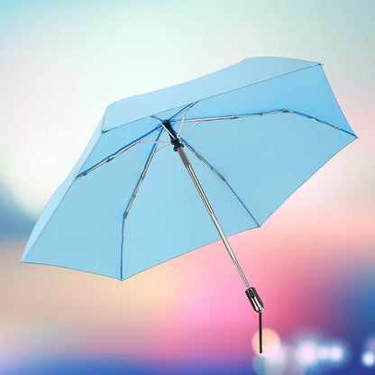 Goothdurs Mini Travel Compact Automatic Umbrella Small Lightweight Folding Rain Windproof Auto Open/Close Purse Umbrellas for Women Men