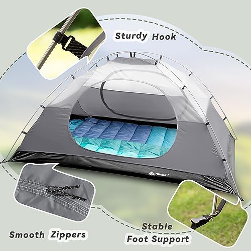 Forceatt Camping Tent 2/3/4 Person, Professional Waterproof & Windproof Lightweight Backpacking Tent Suitable for Outdoor,Hiking,Camping, Mountaineering and Travel