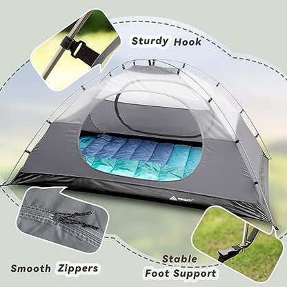 Forceatt Camping Tent 2/3/4 Person, Professional Waterproof & Windproof Lightweight Backpacking Tent Suitable for Outdoor,Hiking,Camping, Mountaineering and Travel