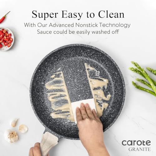 CAROTE Nonstick Cookware Sets, Pots and Pans Set, 14pcs