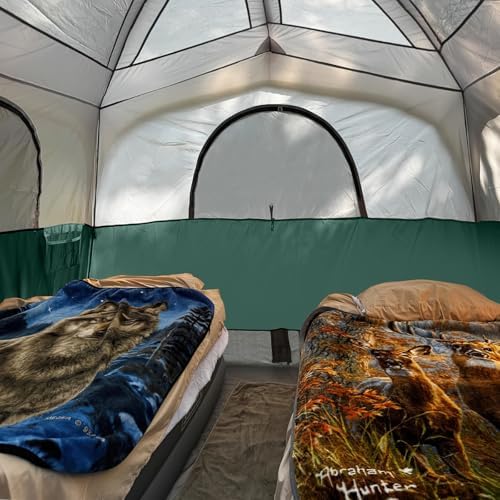 UNP 6 Person Tents for Camping Waterproof Family Cabin Tent with Rainfly