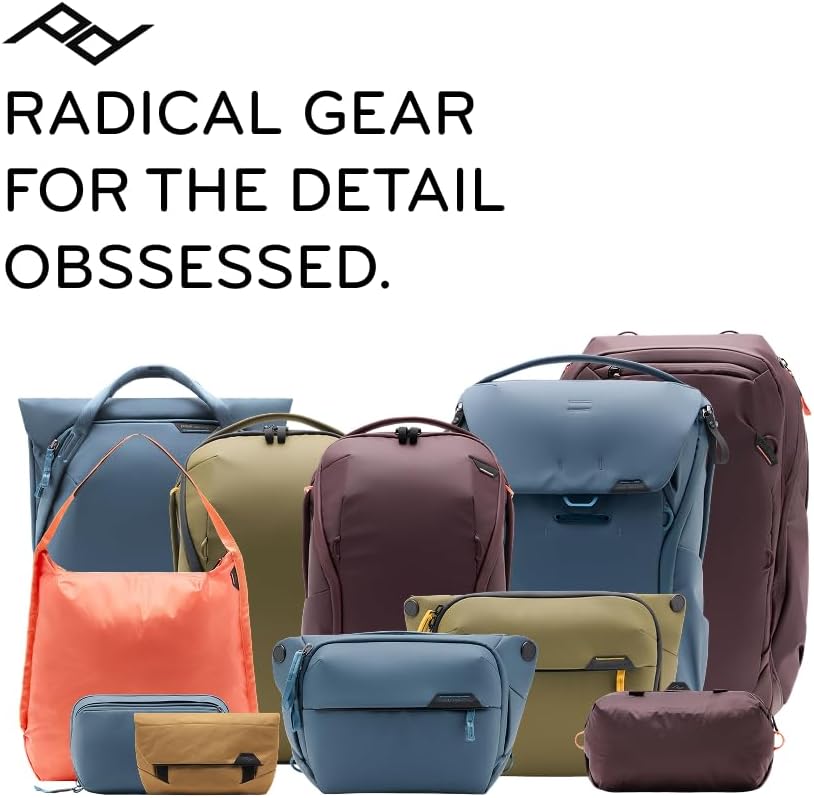 Peak Design Field Pouch V2, Kelp, 2-in-1 Organizer and Sling Bag, Adjustable Shoulder Strap and Integrated Belt Loops, Weatherproof Nylon Canvas, Organizer Pouch or Carry Bag for Men and Women