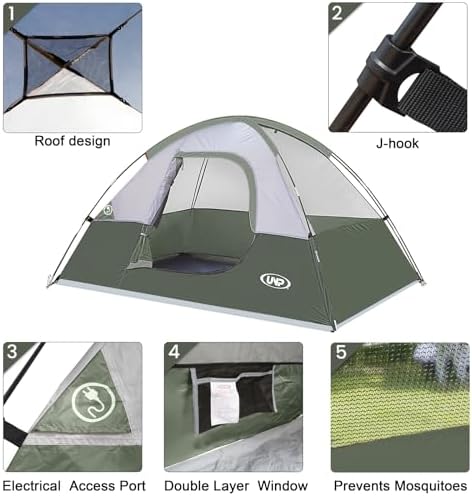 Camping Tent 2-4 Person Dome Tents