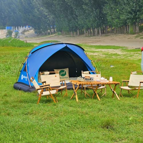 2 Person Inflatable Car Rooftop Tent Easy Set-up Large Outdoor Glamping Camping Tent for SUV,Truck and Universal Auto Self-Driving Touring