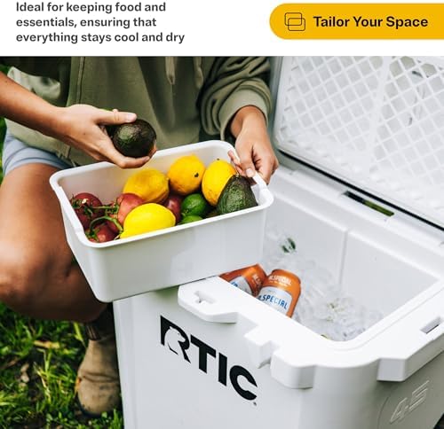 RTIC Ultra-Tough Cooler Dry Goods Basket Tray Insert Accessories Perfect for Organization