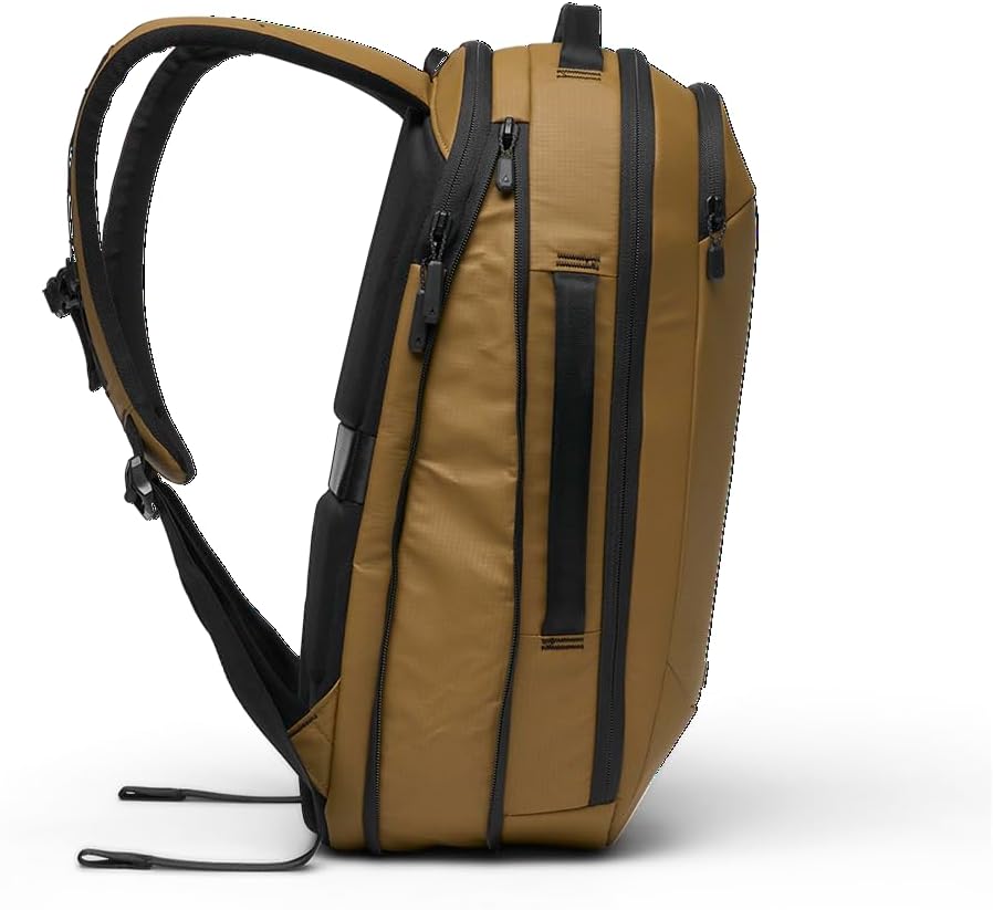 NOMATIC Navigator RS Pack 15L: 15L Premium Backpack w/ 6L Built-In Expansion - Water Resistant Anti Theft Backpack - Laptop Bag - Computer Backpack - Expandable Coyote Backpack