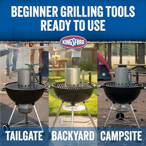 Kingsford Compact Charcoal Chimney Starter for Grills and BBQs