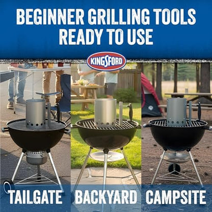 Kingsford Compact Charcoal Chimney Starter for Grills and BBQs