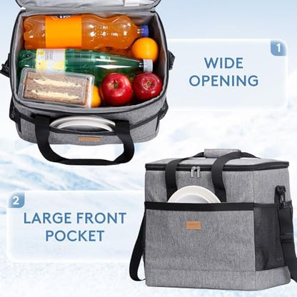 Lifewit Cooler Bag 30/50/60 Cans Collapsible, Insulated Large Lunch Bag