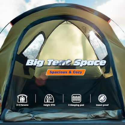WildFinder Truck Bed Tent, Pickup Truck Tents for Camping 6.1-6.3 FT Bed