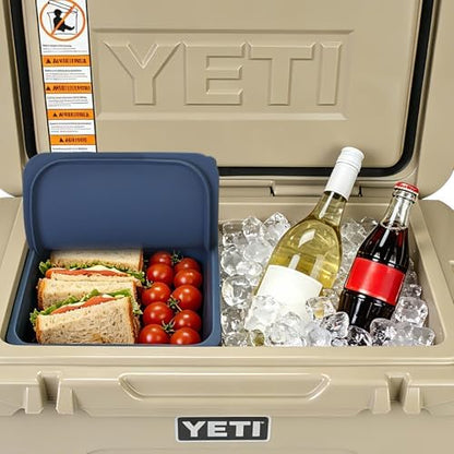 Silicone Cooler Basket for YETI Tundra 45，Dry Goods Trays - Divider and Organizer Accessories for Camping, Tailgating and Storage