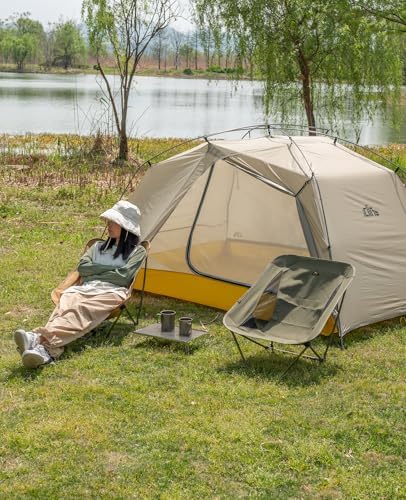 iClimb Low Ultralight Compact Folding Chair (Green)