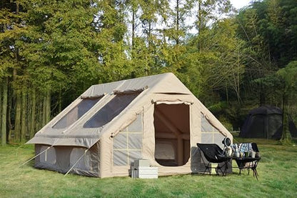 Pop Up Yurt Cabin Tent Waterproof Large Family 4-8 Person Easy Set