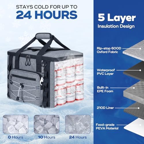 Maelstrom 30/40 Can Soft Cooler Bag, Leakproof Insulated Ice Chest