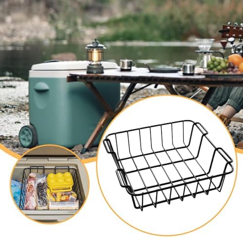 Cooler Wire Basket Cooler Wire Basket Iron Organizer Cooler Organizer Tray Reusable Cooler Food Separator Basket Enhanced Storage Capacity