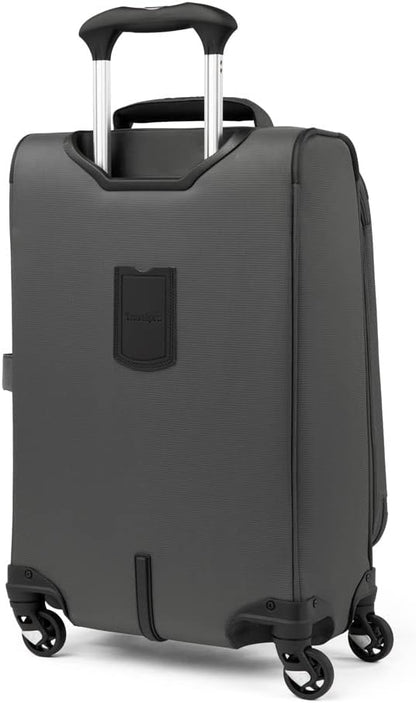 Travelpro Maxlite 5 Softside Expandable Carry-On Luggage with Spinner Wheels, Lightweight, 21-Inch — Shadow Grey