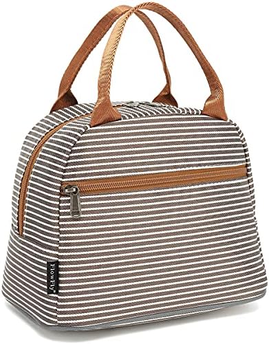 FlowFly Insulated Lunch Cooler Bag - Tote Bag Organizer for Women/Men, Coffee