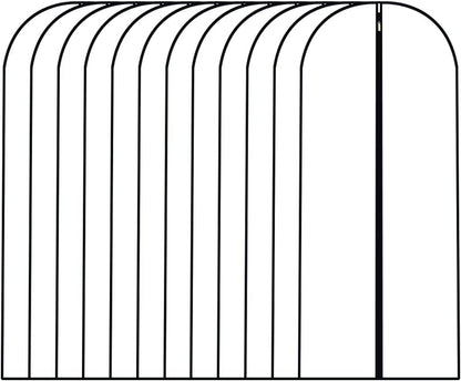 Garment Bags for Hanging Clothes 12 PCS Transparent Dress Bag for Traveling Garment Bag for Dresses Long Clothes Storage Bags with Full Zipper for Long Dress Costumes Gowns Coats 24''x54''