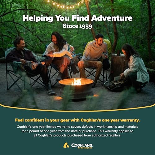 Coghlan’s Folding Camping Cooking Utensils – Compact, Lightweight Spoon, Spatula & Utensil Set – Heat‑Resistant, Durable Nylon Gear for Outdoor Cooking, Hiking & Travel