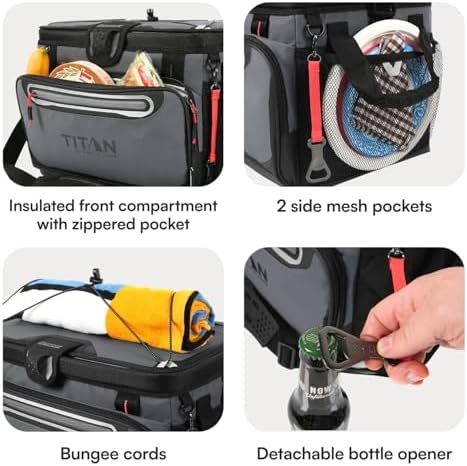 Titan Zipperless HardBody Cooler, Keeps Ice 2 Days