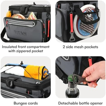 Titan Zipperless HardBody Cooler, Keeps Ice 2 Days